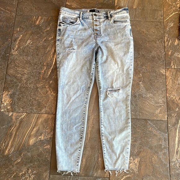 KUT from the Kloth CONNIE  High Rise Ankle Skinny Size 12 - Picture 4 of 15